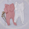 Long-sleeved Knitted Stretch Cotton Suit For Girls