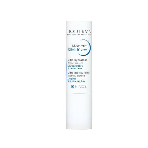Bioderma Atoderm Lip Care Stick for Dry & Sensitive Lips - Moisturizing, Protective, Convenient Stick Form | Lip Care, Dry Lip Treatment