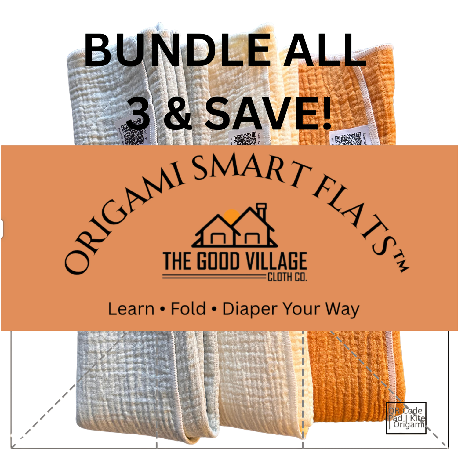 3-Pack Origami Smart Flats Bundles
