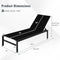 6-Position Chaise Lounge Chairs with Rustproof Aluminium Frame