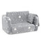 2-in-1 Folding Kids Couch with Blanket Glow in the Dark