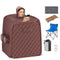 800W 2 Person Portable Steam Sauna Tent SPA with Hat Side Holes 3L Steamer