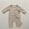 Rib Pit Stripe Autumn One-piece