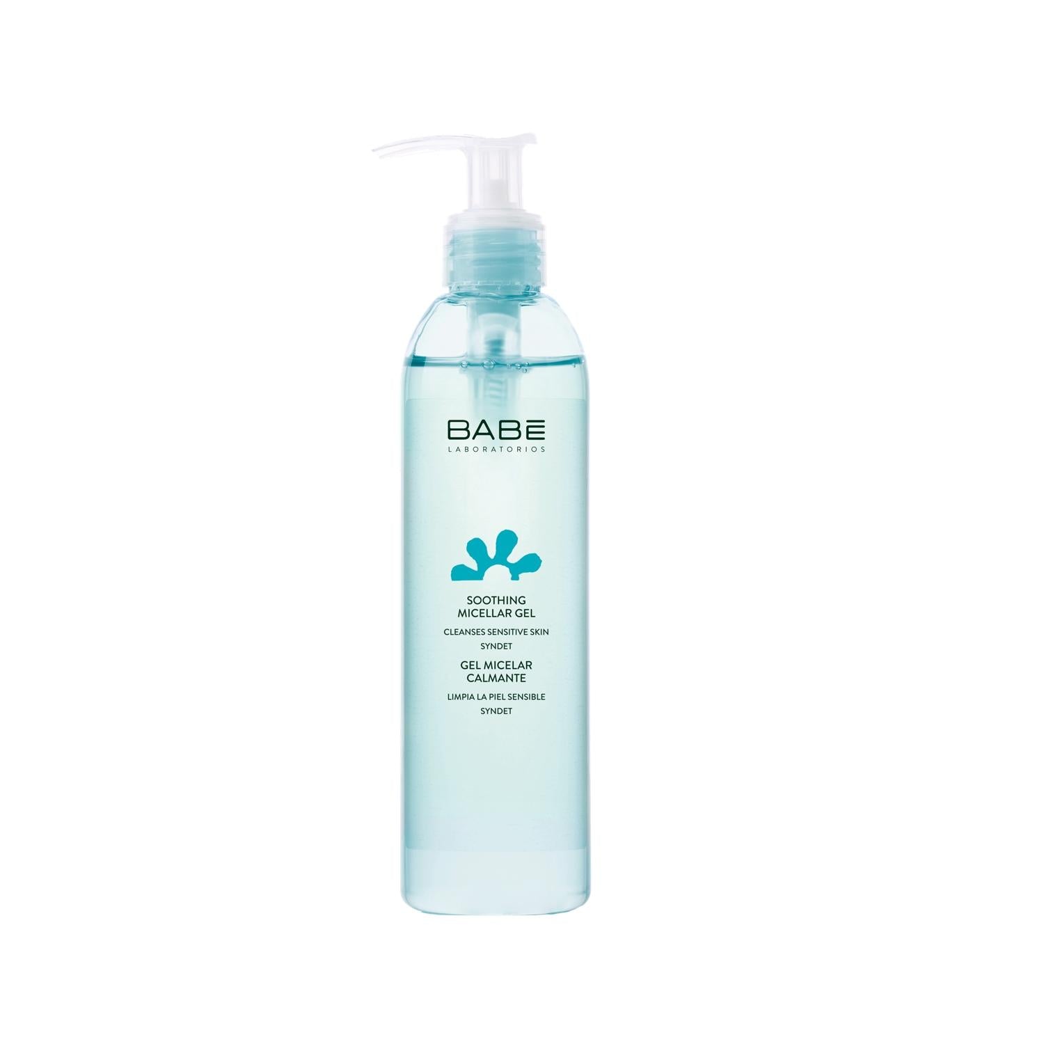 Babe Micellar Cleansing Gel (240ml) - Gentle Makeup Remover & Sensitive Skin Face Wash - No Rinse, Purifying, & Hydrating
