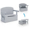 3-in-1 Kids Convertible Storage Bench Wood Activity Table and Chair Set