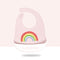 Baby Cartoon Silicone Bib Waterproof And Dirt-proof Super Soft