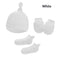 Newborn Hat Mittens And Socks Set With Rubber-soled Shoes