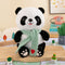 Cute Panda Plush Toy Wearing Clothes
