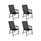4-Pack Patio Folding Chairs Portable for Outdoor Camping