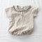 Ultra-thin Cool Lapel Baby College Style Jumpsuit