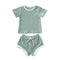 Baby Girl Boy Clothes Short Sleeve Top T shirt Shorts