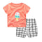 Cartoon Clothing Baby Boy Summer Clothes T-shirt Baby Girl Casual Clothing Sets