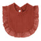 Ruffled Cotton Gauze Lace Bib Saliva Pocket