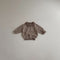 Children's Polo Collar Stripes Knitted Sweater