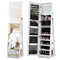 360¬∞ Swivel Jewelry Cabinet with Full Length Mirror