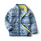 Thick Fur Printed Coats Kids Zipper