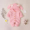 Baby knitted romper