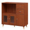 36 Inch Sideboard Buffet Cabinet with Open Compartment