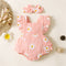 Baby Harness Print Dress Crawling Clothes