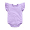 Children's Clothing Candy Color Ruffled Girls' Onesie Baby Romper