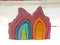 Early education stacking high blocks