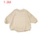 Baby Solid Color Loose Fitting Long Sleeved Jumpsuit