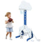 3-in-1 Kids Basketball Hoop Set with Balls