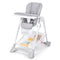 Baby Convertible Folding Adjustable High Chair with Wheel Tray Storage Basket