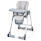 Baby Folding Convertible High Chair with Wheels and Adjustable Height