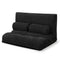 6-Position Adjustable Sleeper Lounge Couch with 2 Pillows