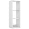 3 Cube Bookshelf with Back Guardrail for Living Room Bedroom