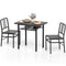 3-Piece Dining Table Set with Rectangular Kitchen Table and 2 Chairs