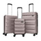 3-Piece Hardside Luggage Set 20/24/28 Inch Lightweight Hardside Suitcases