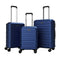 3-Piece Hardside Luggage Set Lightweight Hardside Suitcases with 8-Spinner Wheels