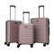 3-Piece Hardside Luggage Set Lightweight Hardside Suitcases with 8-Spinner Wheels