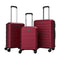 3-Piece Hardside Luggage Set Lightweight Hardside Suitcases with 8-Spinner Wheels