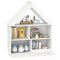 3-Tier House-Shaped Toy Storage Organizer with Open Shelves