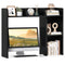 3-Tier Multipurpose Desk Bookshelf with 4 Shelves