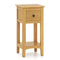 3-Tier Nightstand with Drawer and Open Storage Shelf