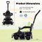 3-in-1 Toyota Licensed Foot-to-Floor Stroller Sliding Walking Toy