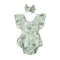 Baby Harness Print Dress Crawling Clothes
