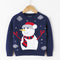 Cotton Double Layer Autumn Winter Christmas Long Sleeved Children's Sweater