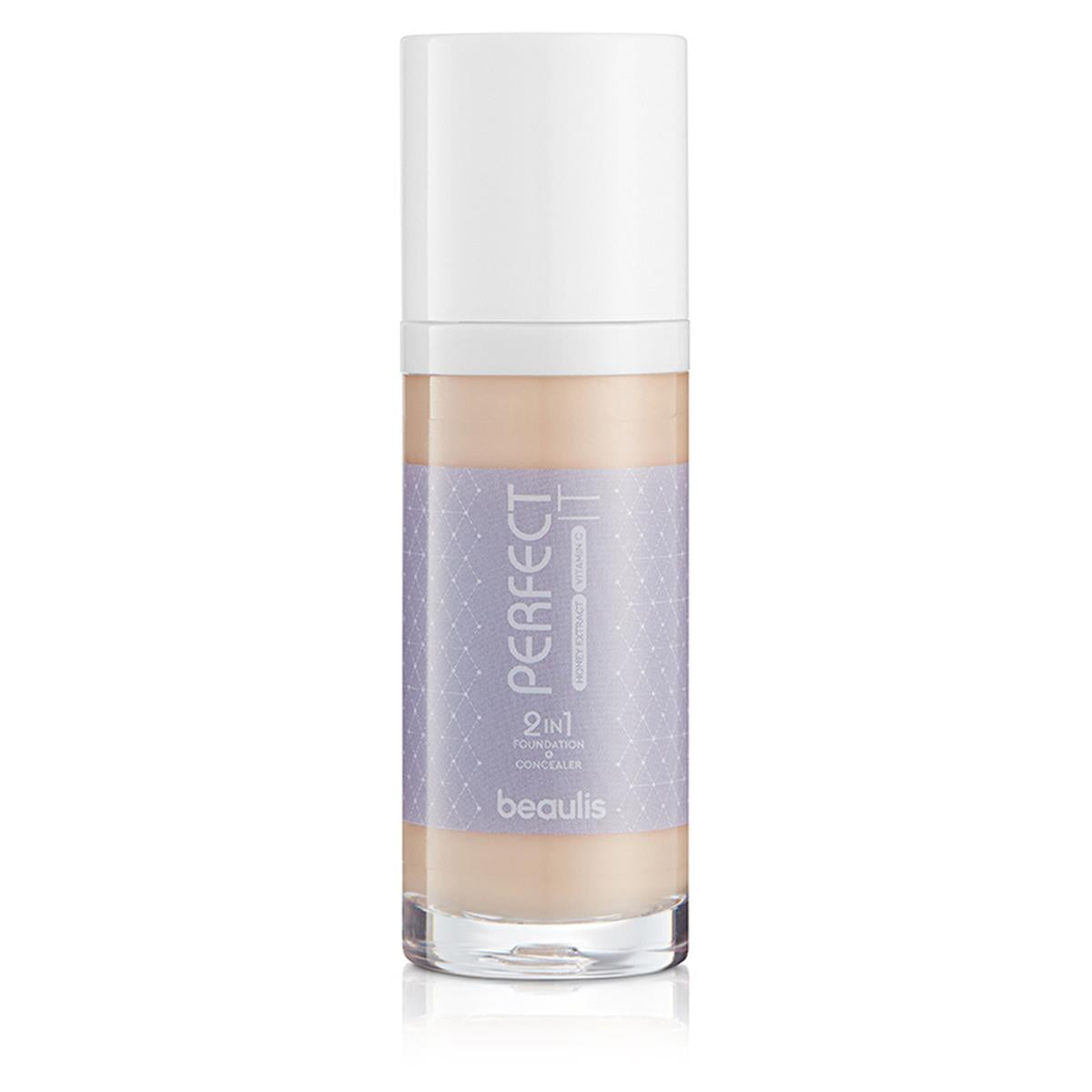 Beaulis 2 in 1 Foundation & Concealer - Matte Finish, Long Lasting Makeup for Flawless Skin