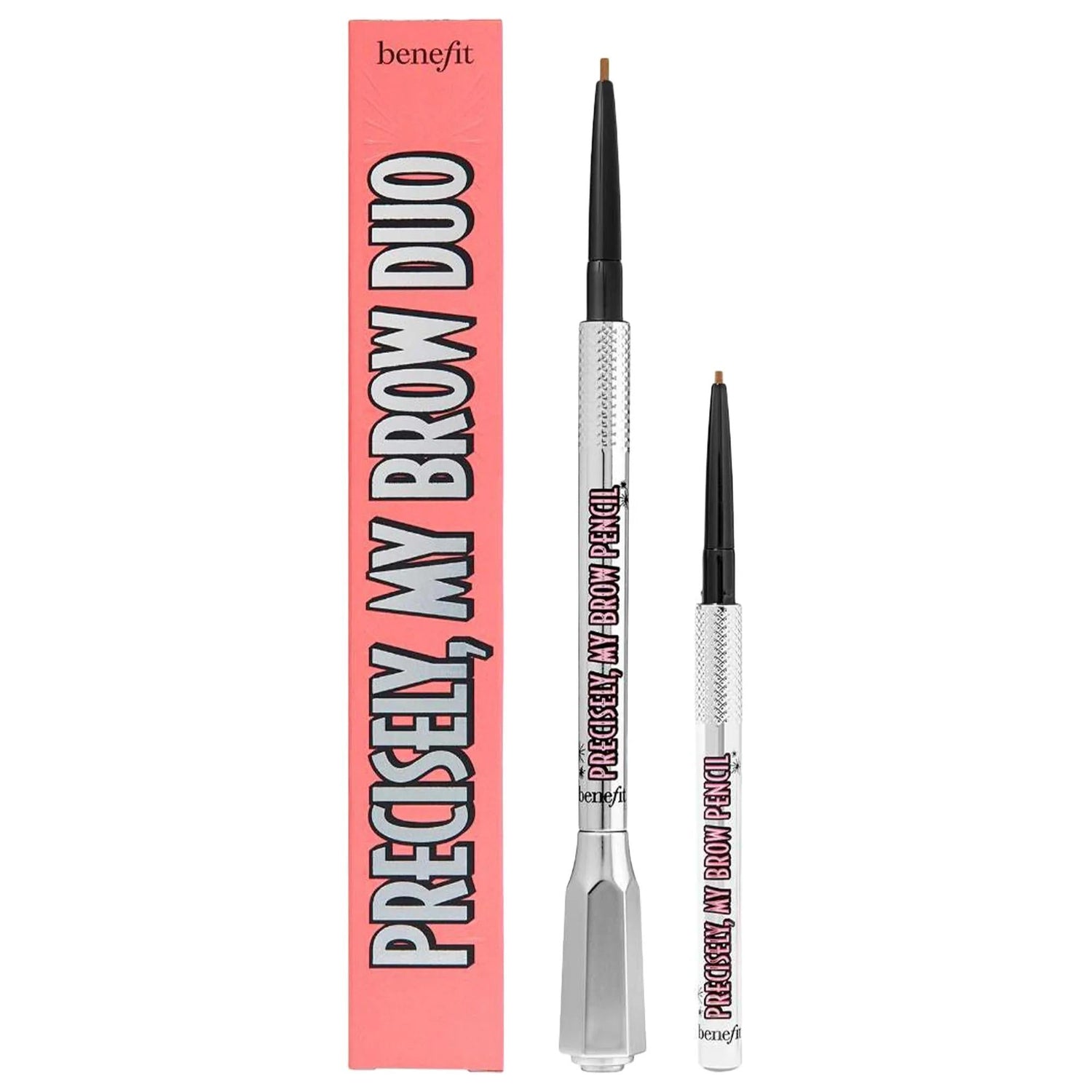 Benefit Cosmetics Precisely, My Brow Duo: Ultra-Fine Eyebrow Pencil Set for Natural, Long-Lasting Definition