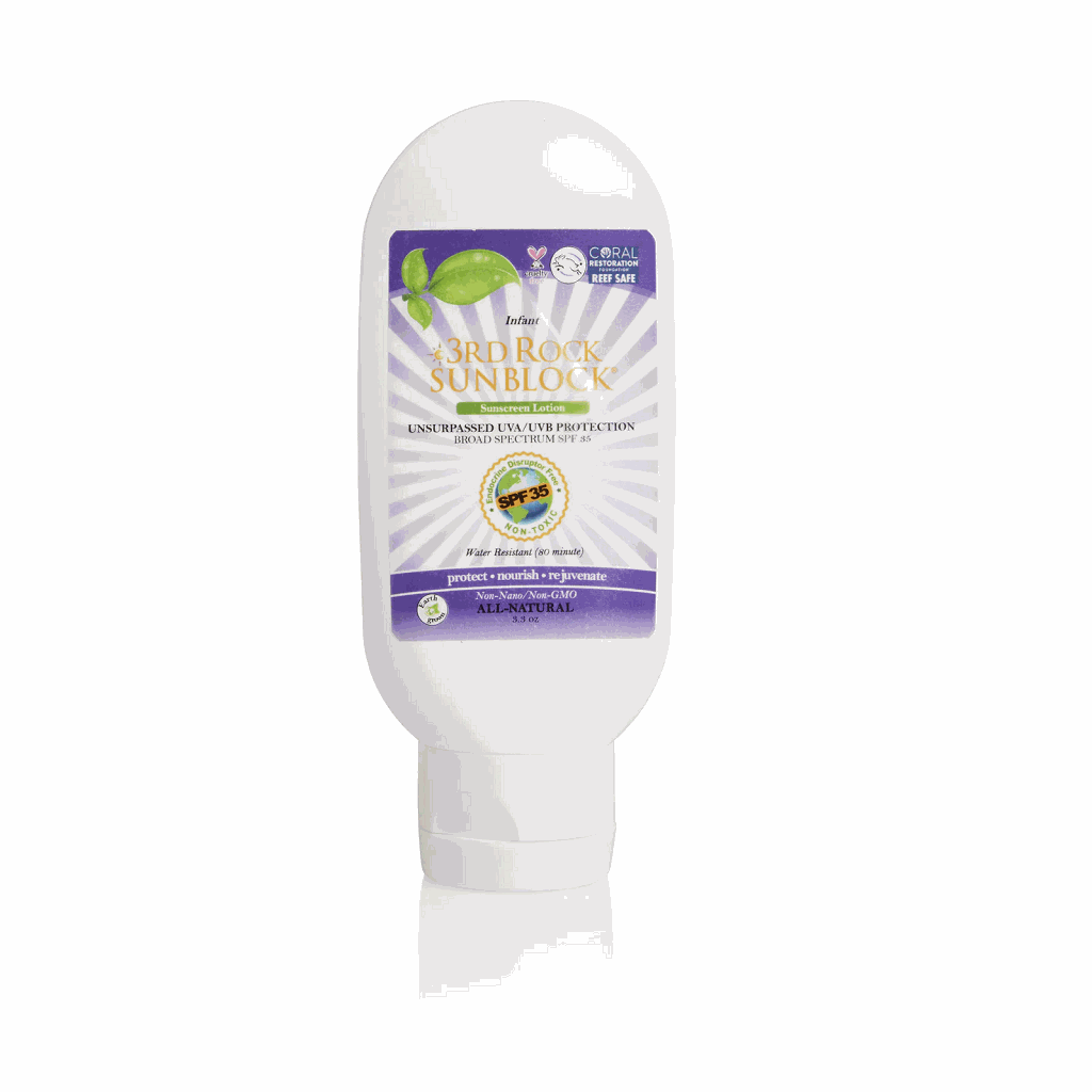 3rd Rock Sunblock® For Infants - All Natural Infant Sunscreen - Zinc Oxide SPF 35