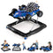 4-in-1 Baby Push Walker Activity Center Height Adjustable with Music Box