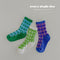 Children's Socks Summer Color Matching Plaid Korean Baby