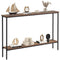 44 Inch Console Table with Shelf with Dual Anti-Tipping Kits