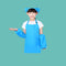 Children's Kindergarten Painting Chef Apron