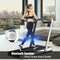 4.75HP 2 In 1 Folding Treadmill with Remote APP Control